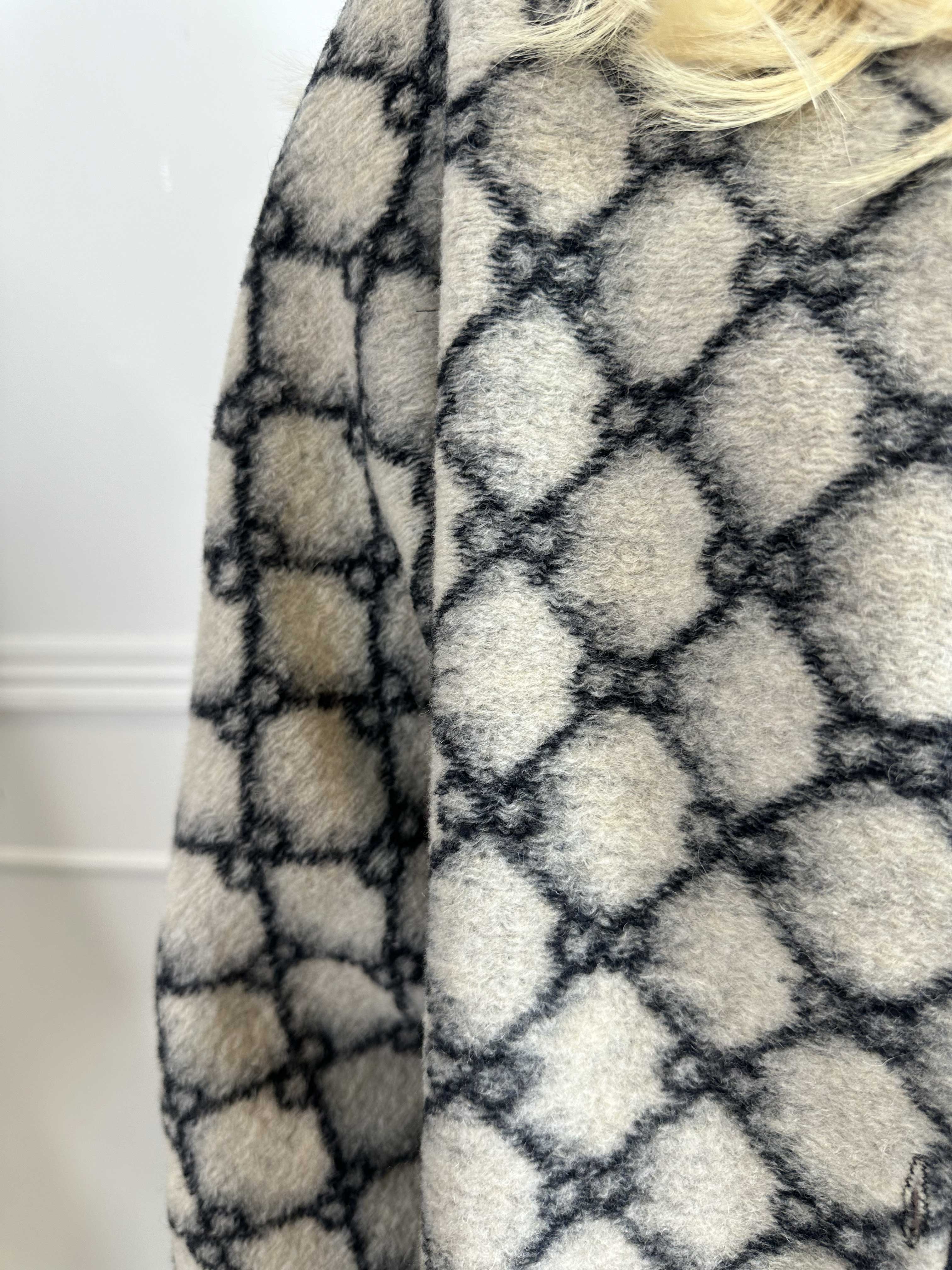 Arianna - Mønstret frakke